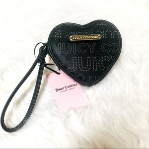 Juicy Couture Black Coin Purse ❤️ Shaped *LAST ONE**